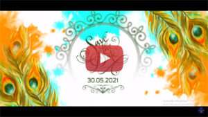 Latest Telugu Wedding Invitation Video, Peacock, Ink Revealing Style