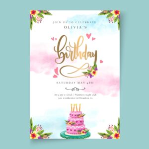 Read more about the article A Celebration Like No Other: Crafting the Perfect Birthday Invitation